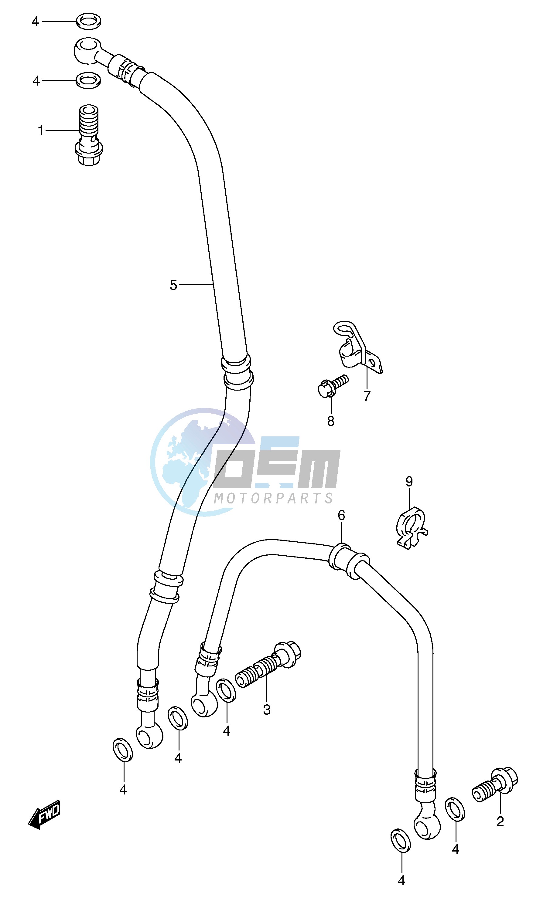 FRONT BRAKE HOSE