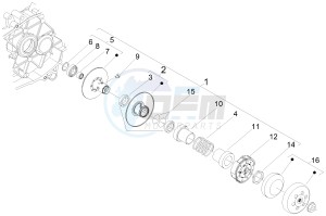 Liberty 50 4t ptt - (D) Germany drawing Driven pulley