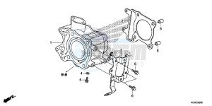 SH125AE SH125A UK - (E) drawing CYLINDER