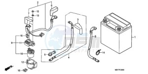 XL1000V9 E / MKH drawing BATTERY