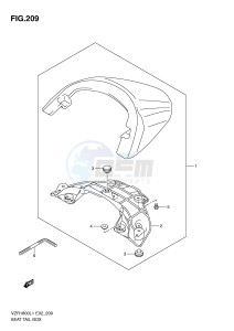 VZR1800 (E2) INTRUDER drawing SEAT TAIL BOX (VZR1800ZUFL1 E19)