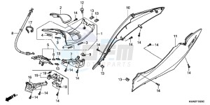 WW125EX2C drawing BODY COVER