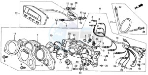 XRV750 AFRICA TWIN drawing METER