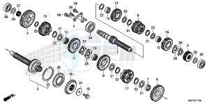 CBR1000S1 2ED - (2ED) drawing TRANSMISSION