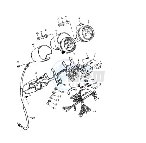 XV VIRAGO 11000 drawing METER