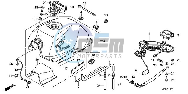 FUEL TANK/FUEL PUMP