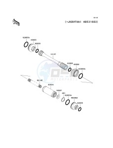 KVF 360 A [PARAIRIE 360 4X4] (A1-A3) PRAIRIE 360 4X4] drawing DRIVE SHAFT-PROPELLER-- A1_A2- -