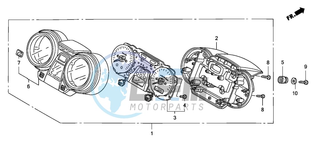 METER (CB1300S/SA)