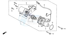 SH50D SCOOPY drawing STARTING MOTOR