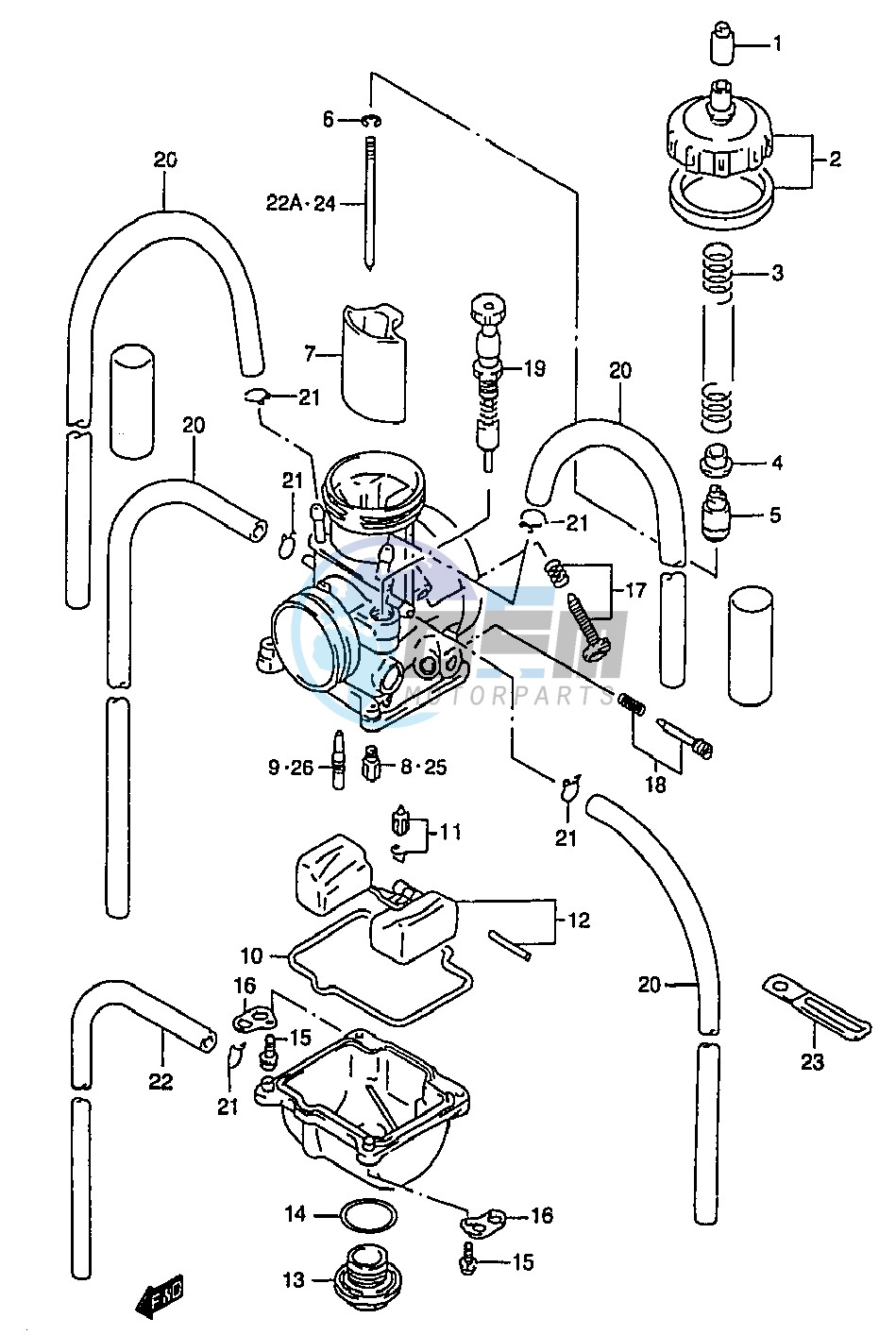 CARBURETOR (MODEL V)