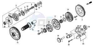 GL1500CT VALKYRIE drawing PRIMARY DRIVE GEAR