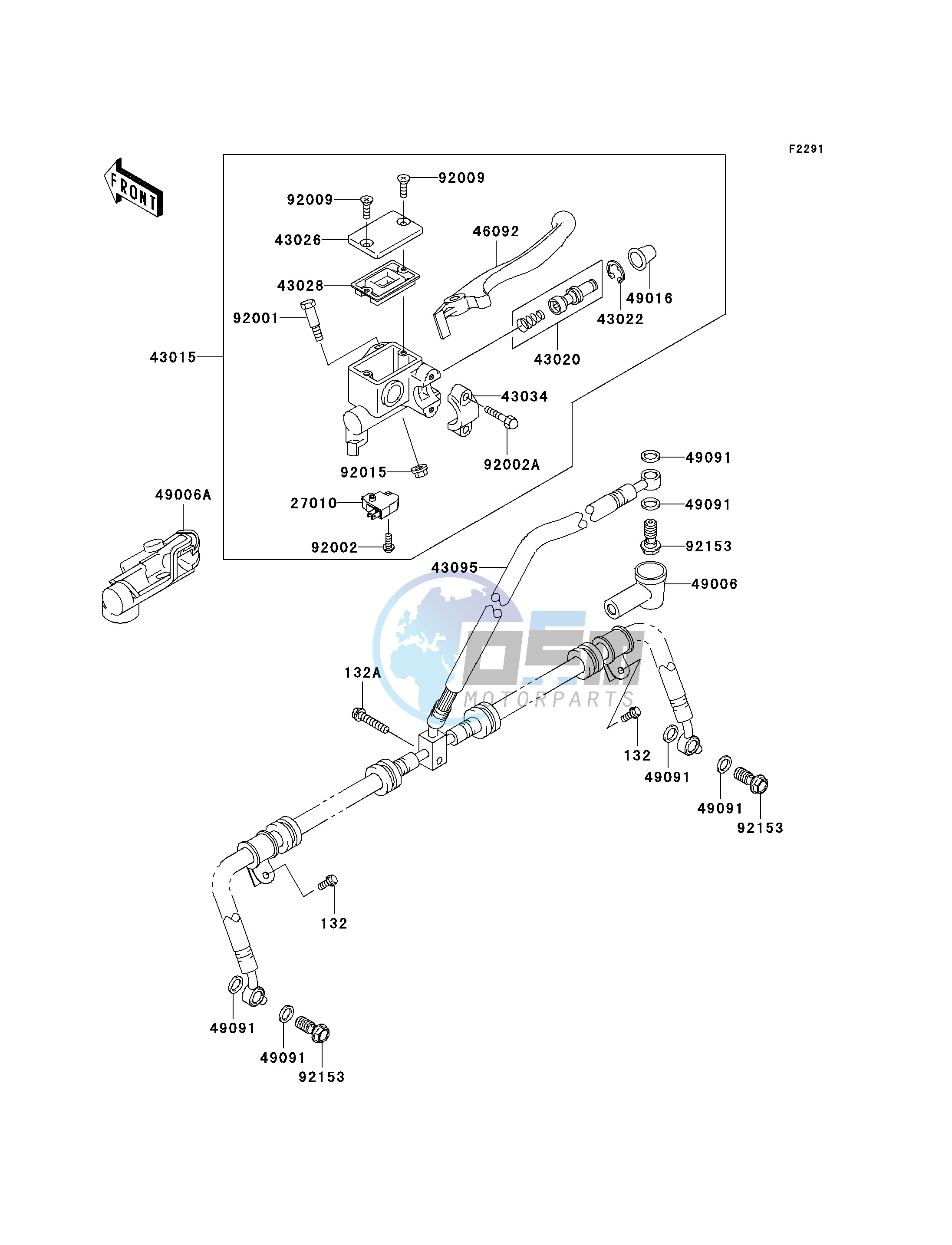 FRONT MASTER CYLINDER