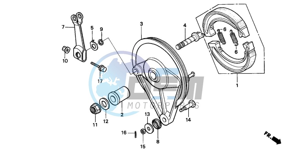 REAR BRAKE PANEL