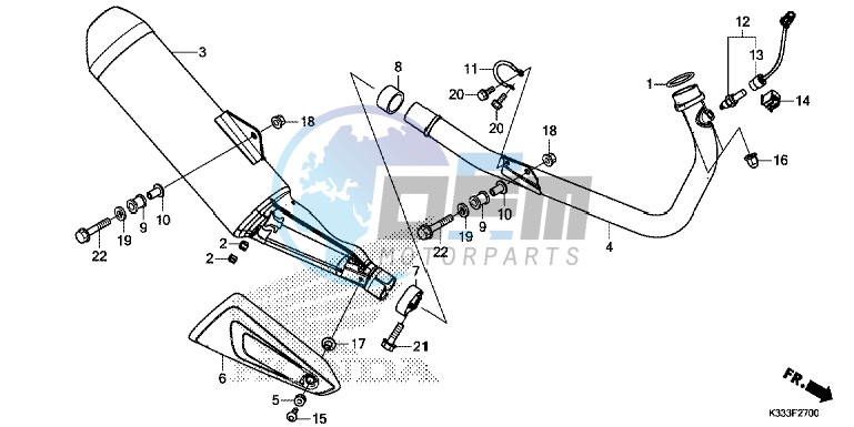 EXHAUST MUFFLER