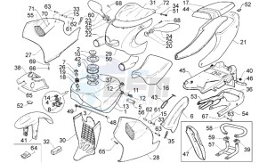 RS 125 (eng. 123cc) drawing Body