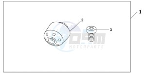 GL18009 Australia - (U / AB NAV) drawing CHROME BAR ENDS