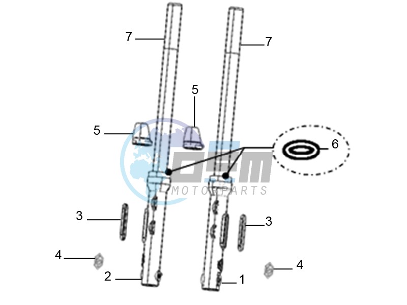 Front shock absorber