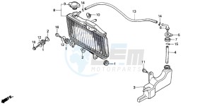 NSR50S drawing RADIATOR