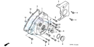 CBR125RW9 Europe Direct - (ED) drawing LEFT CRANKCASE COVER