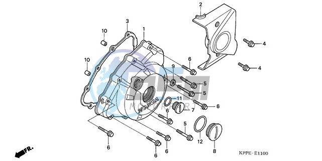 LEFT CRANKCASE COVER