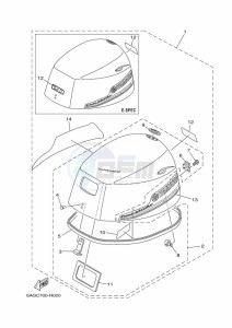 F15CEL drawing FAIRING-UPPER