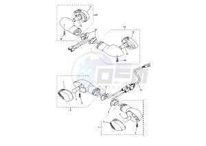 FZ6 600 drawing FLASHER LIGHT