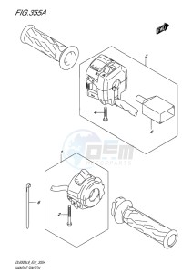 DL650 ABS V-STROM EU drawing HANDLE SWITCH