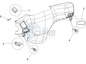 Zip 50 SP Euro 2 drawing Selectors - Switches - Buttons