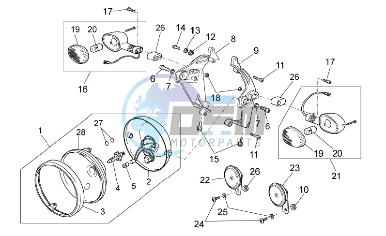 Headlight/Horn