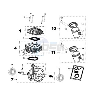 FIGHT EP drawing CRANKSHAFT AND CYLINDER