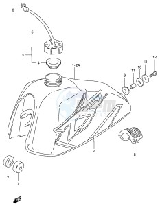 TS185ER (E1) drawing FUEL TANK (TS185ERY ERK1)