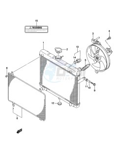 LT-A500X(Z) drawing RADIATOR (LT-A500XL2 P24)