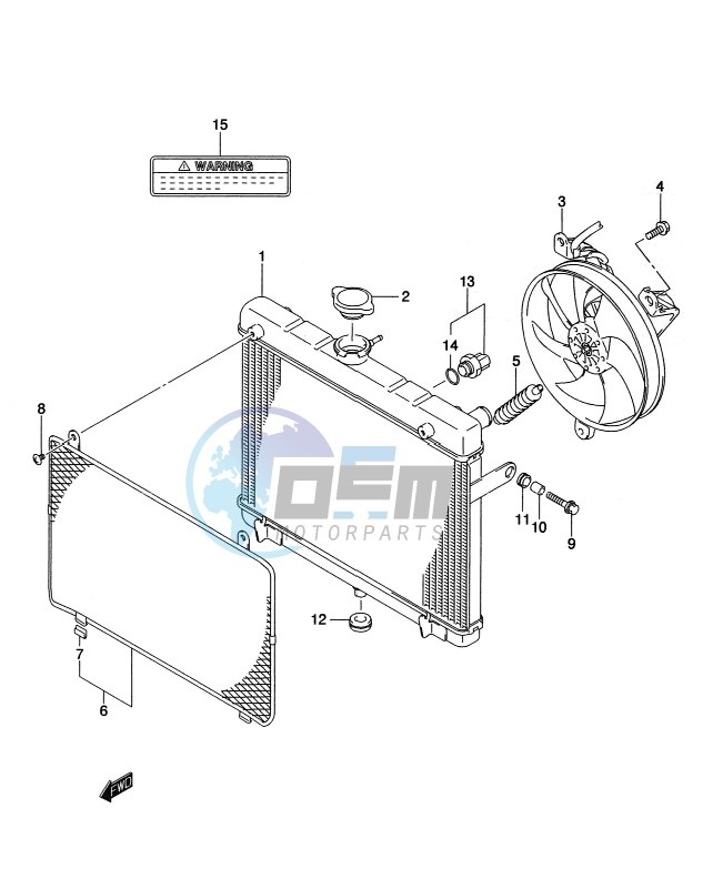 RADIATOR (LT-A500XL2 P24)