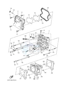 GPD150A GPD150-A NMAX 150 (BV41) drawing CYLINDER