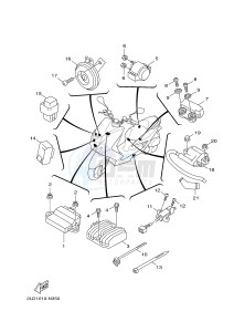 XC125R MAJESTY S (2PE1) drawing ELECTRICAL 1