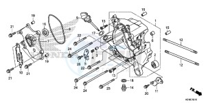 SH125ADSE SH125ADS UK - (E) drawing RIGHT CRANKCASE