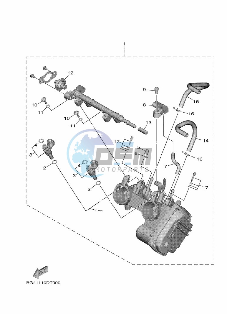 THROTTLE BODY ASSY 1