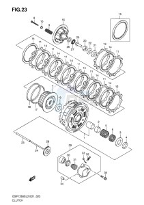 GSF-1250S ABS BANDIT EU drawing CLUTCH