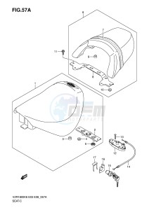 VZR1800 (E3-E28) INTRUDER drawing SEAT (VZR1800Z)