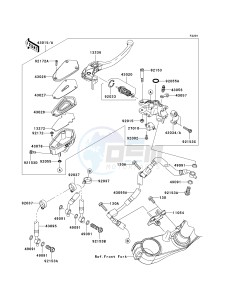 ZG 1400 B [CONCOURS 14] (8F-9F) B9F drawing FRONT MASTER CYLINDER