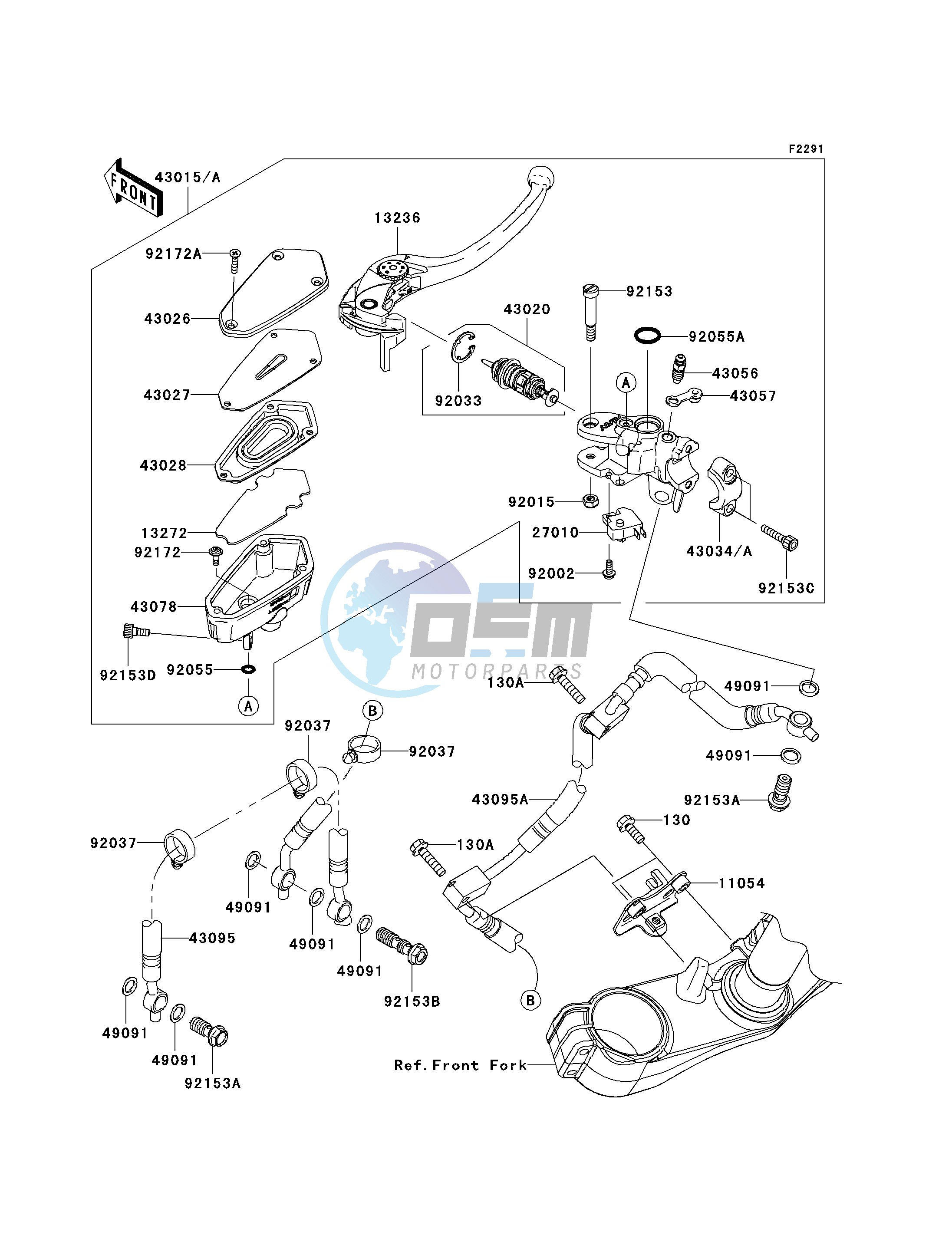 FRONT MASTER CYLINDER