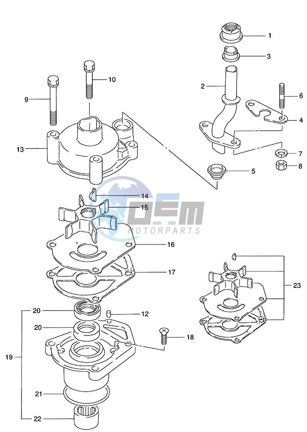 Water Pump (1986 to 1997)