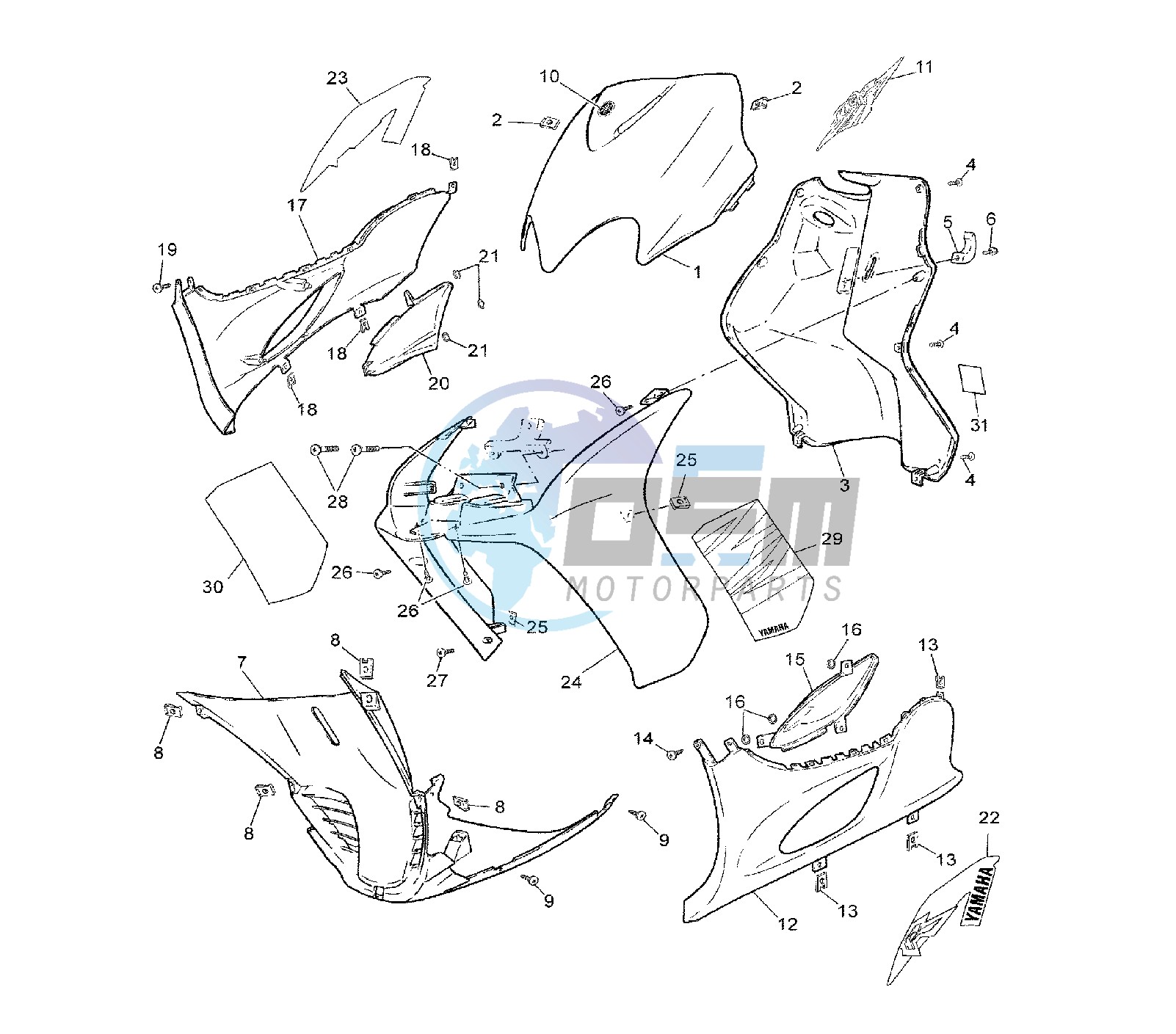 FRONT BODY 3D43-4C