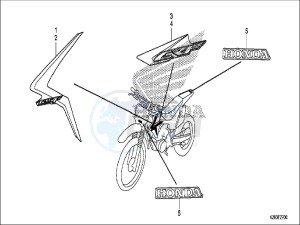 CRF125FBH Europe Direct - (ED) drawing MARK