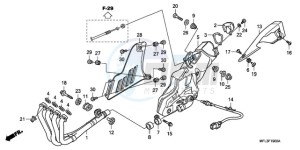 CBR1000RR9 Korea - (KO / HRC MME) drawing EXHAUST MUFFLER