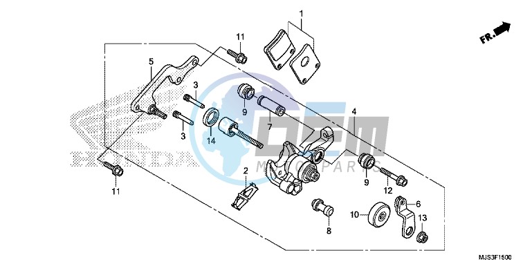 PARKING BRAKE CALIPER