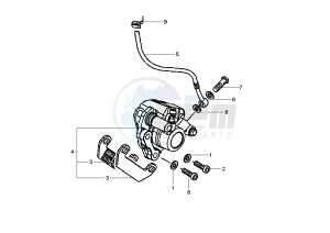 NRG POWER DT 50 drawing Front brake caliper