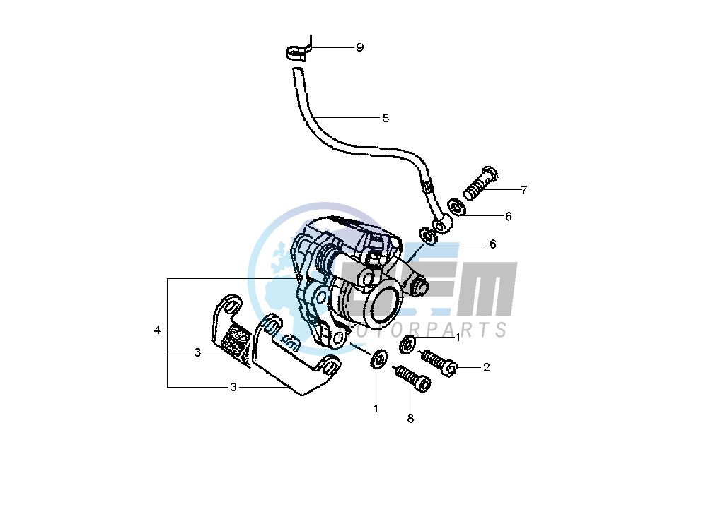 Front brake caliper