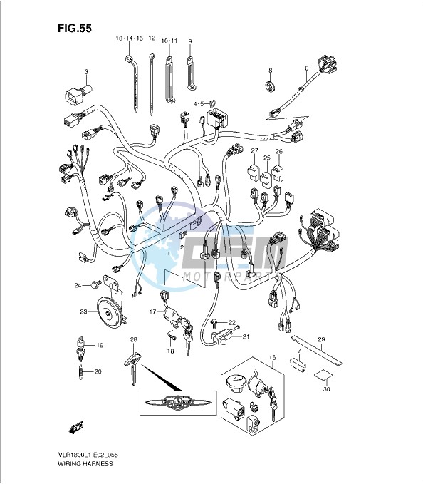 WIRING HARNESS (VLR1800L1 E24)