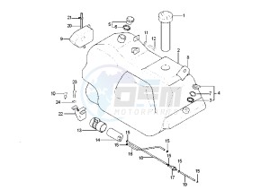 X9 250 drawing Fuel Tank